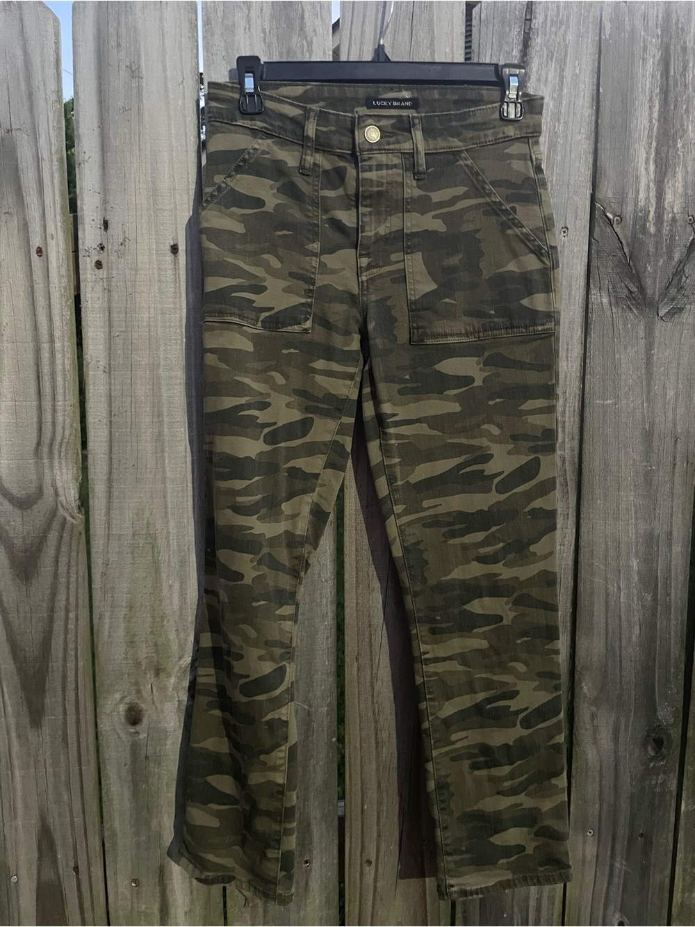 Lucky Brand Camo Jeans — Size 4